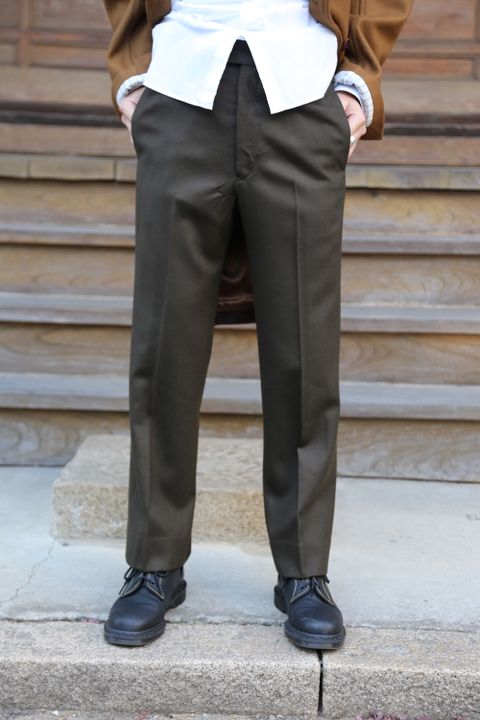 JUNYA WATANABE CDG MAN ウールメルトン×ウールナイロンツイードコート Style.2020.10.18.