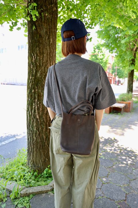 Morphee モルフェ スモールトート"DARKCHOCO"style.