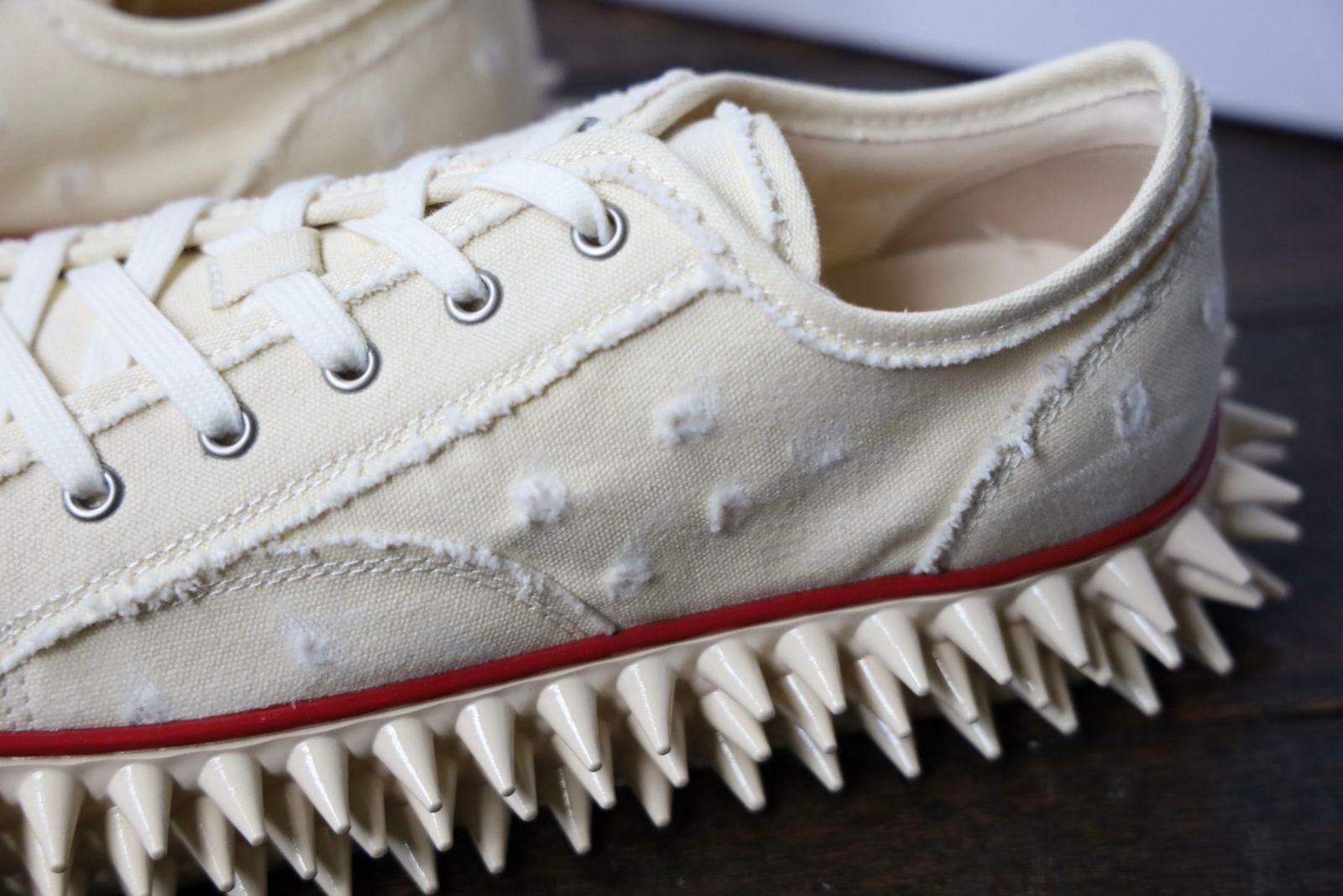 doublet - doublet 25AW スニーカーSPIKY CANVAS SNEAKER