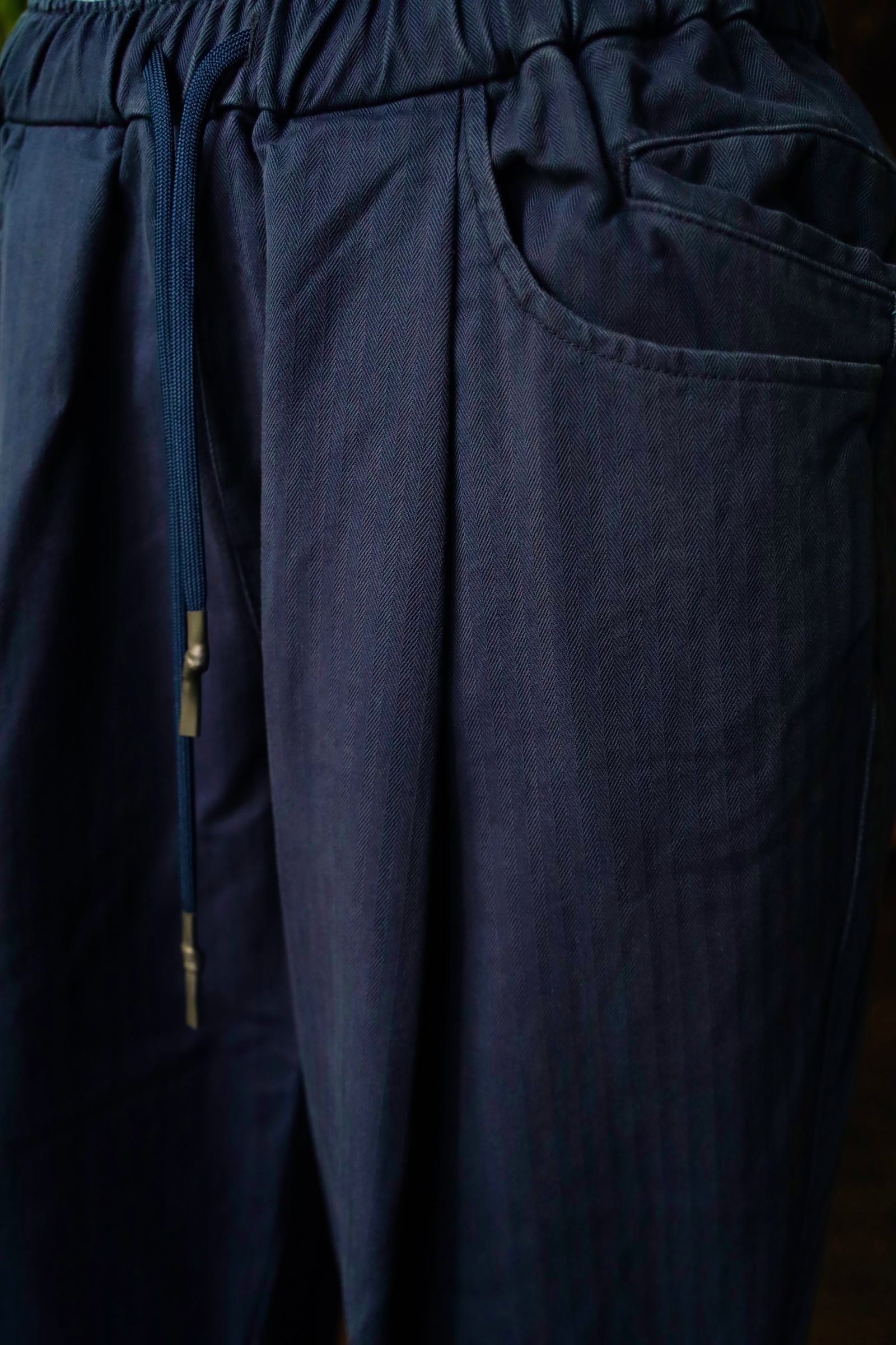 S.F.C 24FW エスエフシー  WIDE TAPERED EASY PANTS(SFCFW24P03)Navy