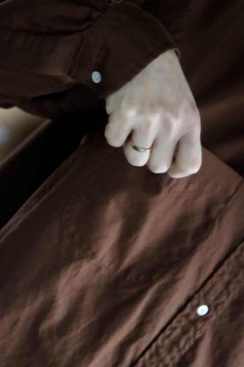 A.PRESSE BD Oxford Shirt(22SAP-02-05H)BROWN style