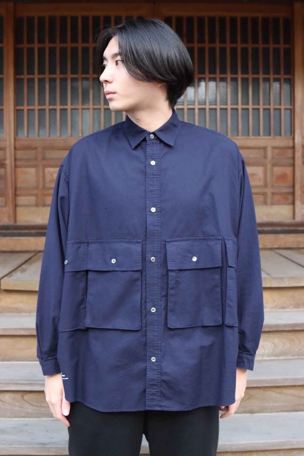 FreshService OXFORD FLAP POCKET L/S SHIRT(FSW-21-SH_66