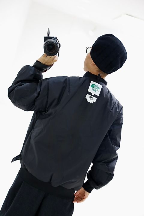 eYe JUNYA WATANABE MAN アイジュンヤワタナベマン THE NORTH FACE コラボレーションボンバージャケットスタイル