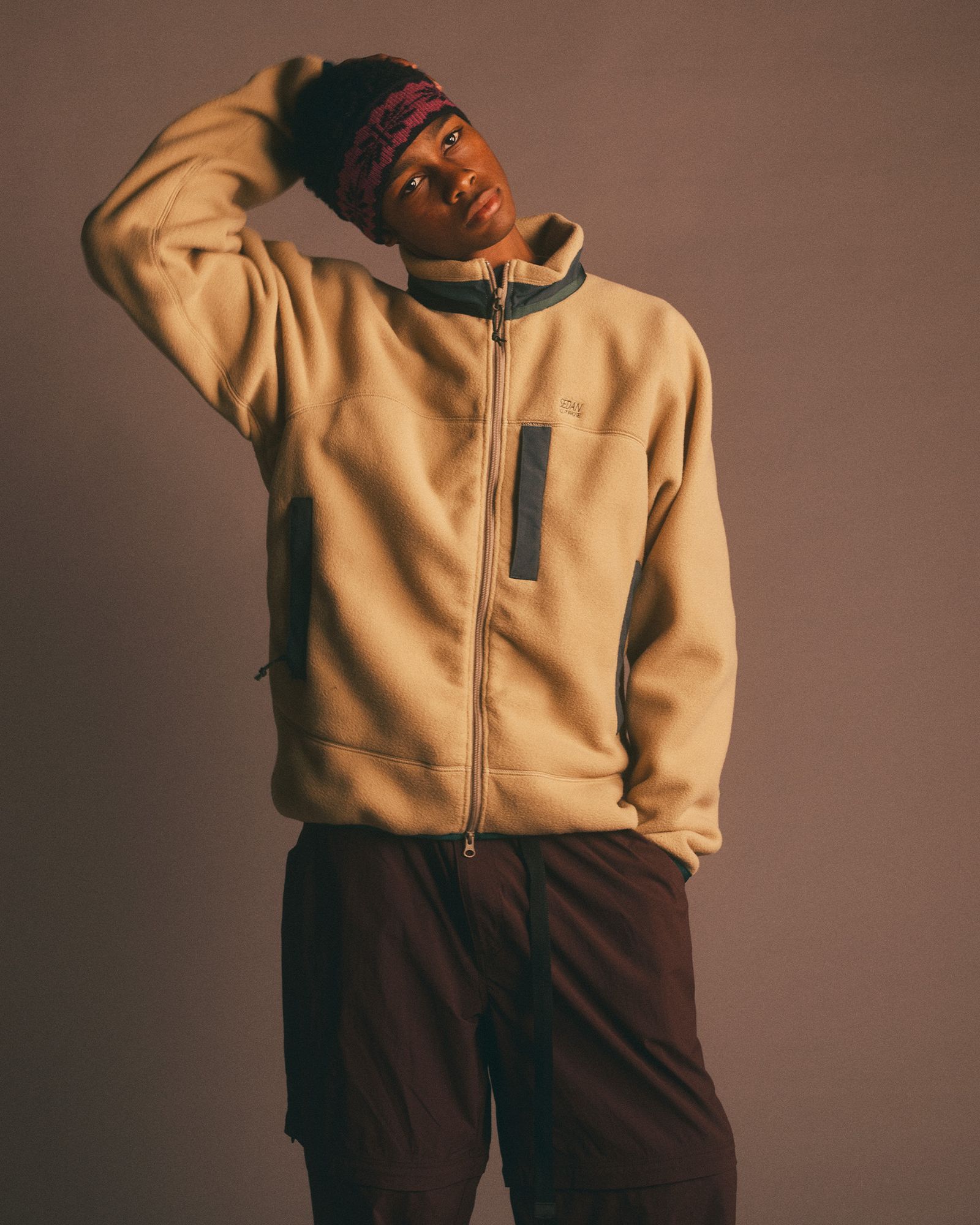 セダンオールパーパス FW25 Fleece Full Zip Jacket(SD25F-CT08)Light Beige☆10月18日(土)発売！