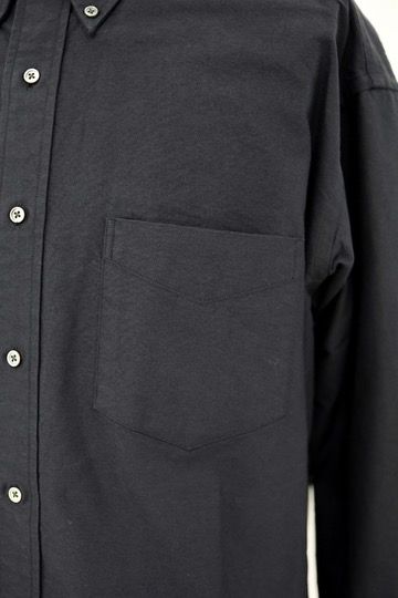 グラフペーパー26SS Oxford L/S B.D Box Shirt (GM261-50020B)BLACK☆1月10日(土)発売！