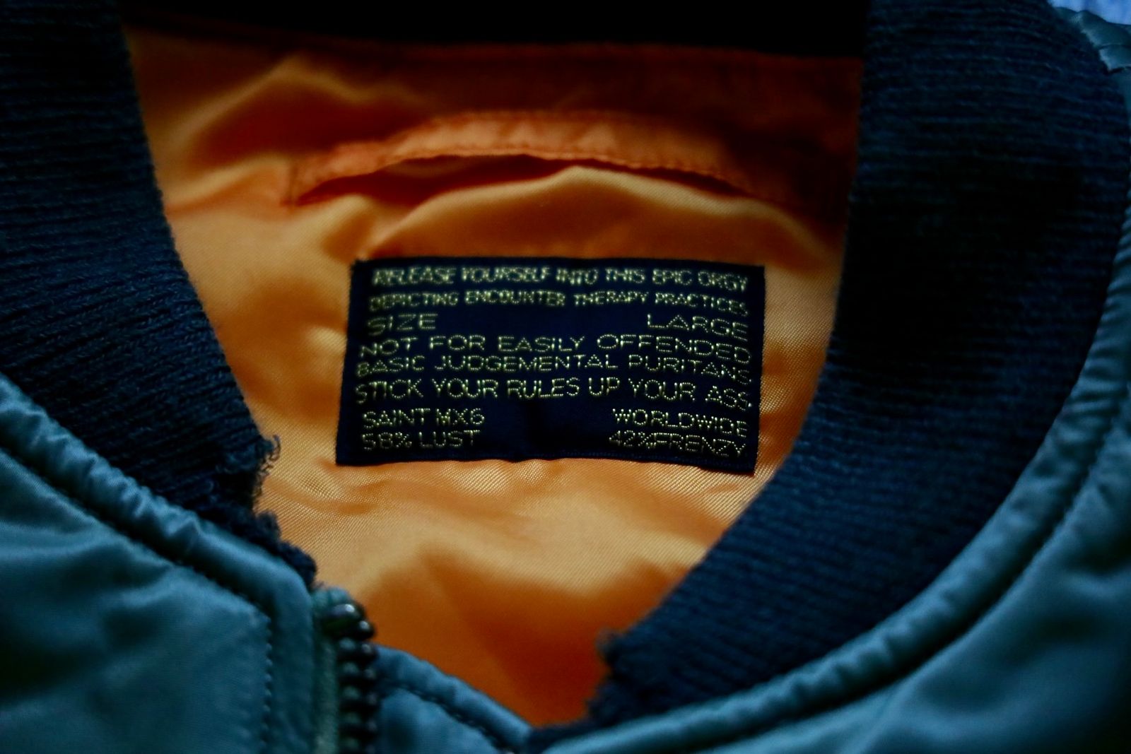 セントマイケル24AW DAMEGE MA-1 (SM-YS1-0000-064)KHAKI