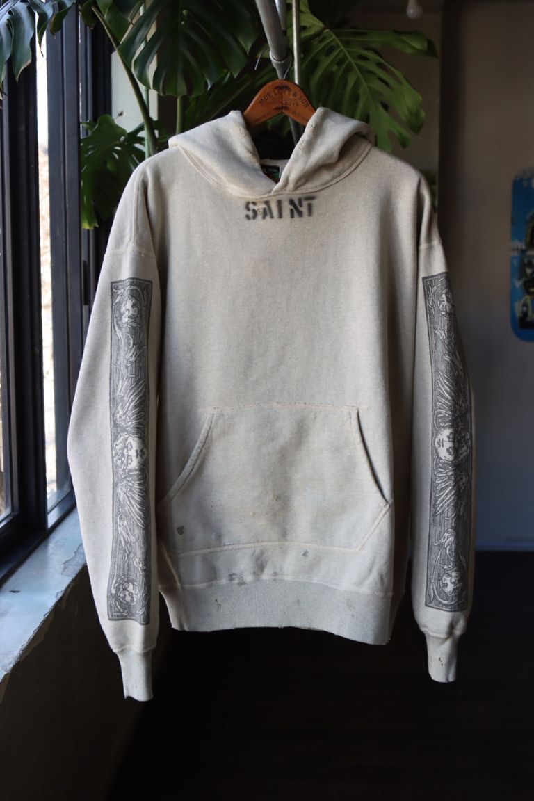 SAINT M×××××× - セントマイケル23SS DENIMTEARS MURAL HOODIE(SM-S23 