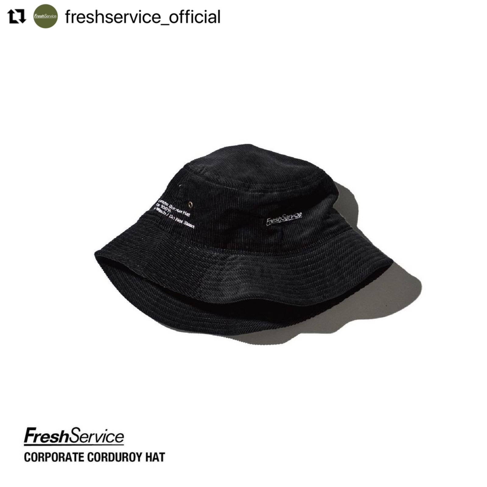 FreshService - フレッシュサービス CORDUROY CORPORATE HAT(FSW-22