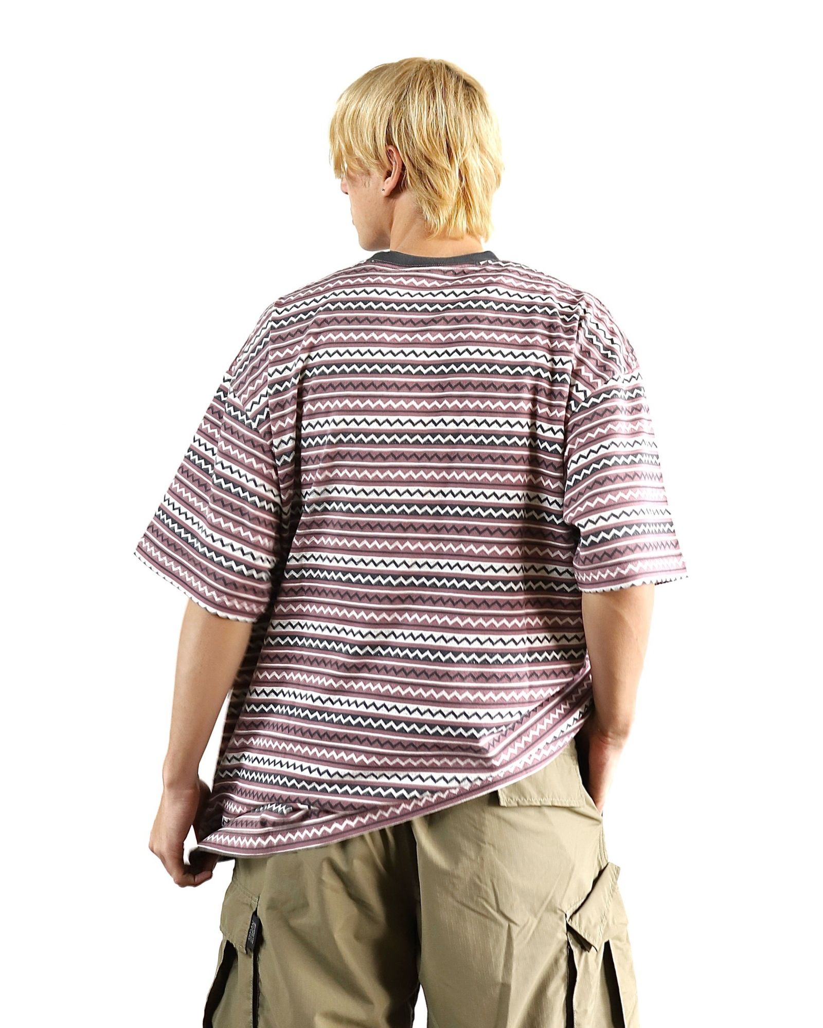 セダンオールパーパス 24SS Jaquard Striped S/S Tee style(Matcha) 2024.4.5