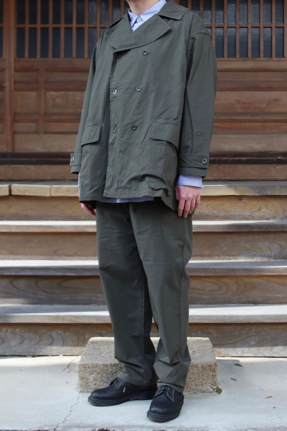 FreshService OVERDYED LEFT TWILL COAT(FSW-22-CT_38) style.2022.3.5