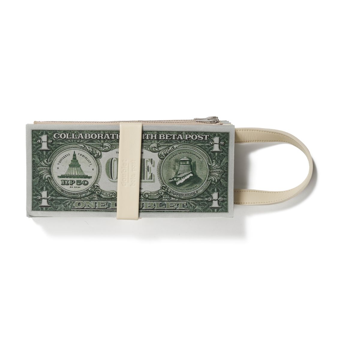 doublet 25AW CASH STACK CLUTCH BAG(25AW77BG63)GRAY