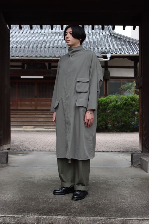 YOKE DESERT STORM OVERCOAT(YK21AW0239C) style.2021.9.13.