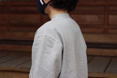 COMME des GARCONS HOMME カレッジロゴスウェット(HH-T016-051) style. 2021.09.05.