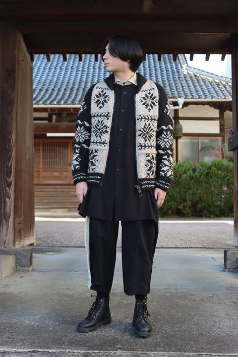 yohji yamamoto N-スペアカラー付きシャツ(HG-B57-216) style.2022.1.8