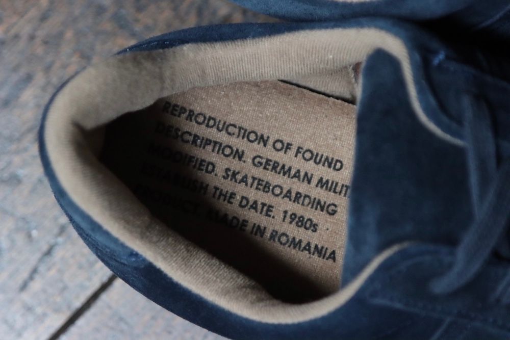 GERMAN MILITARY TRAINER(4700S)DARK NAVY SUEDE