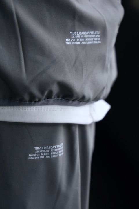 ReFresh!Service. “UTILITY PACKABLE SUIT”(GRAY)スタイル