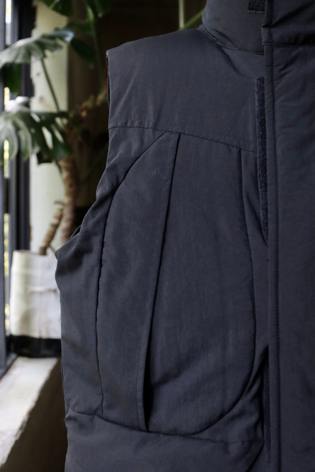 S.F.C エスエフシー23FW GOZILLA 700FILL VEST(SFCFW23J03)Black
