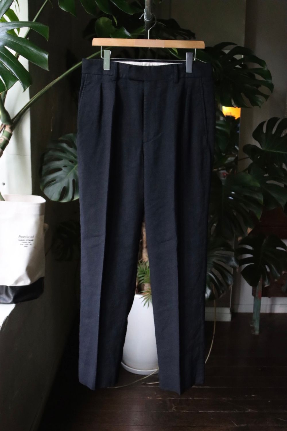 A.PRESSE - アプレッセ22FW Wide Tapered Trousers(22AAP-04-03M)NAVY | mark