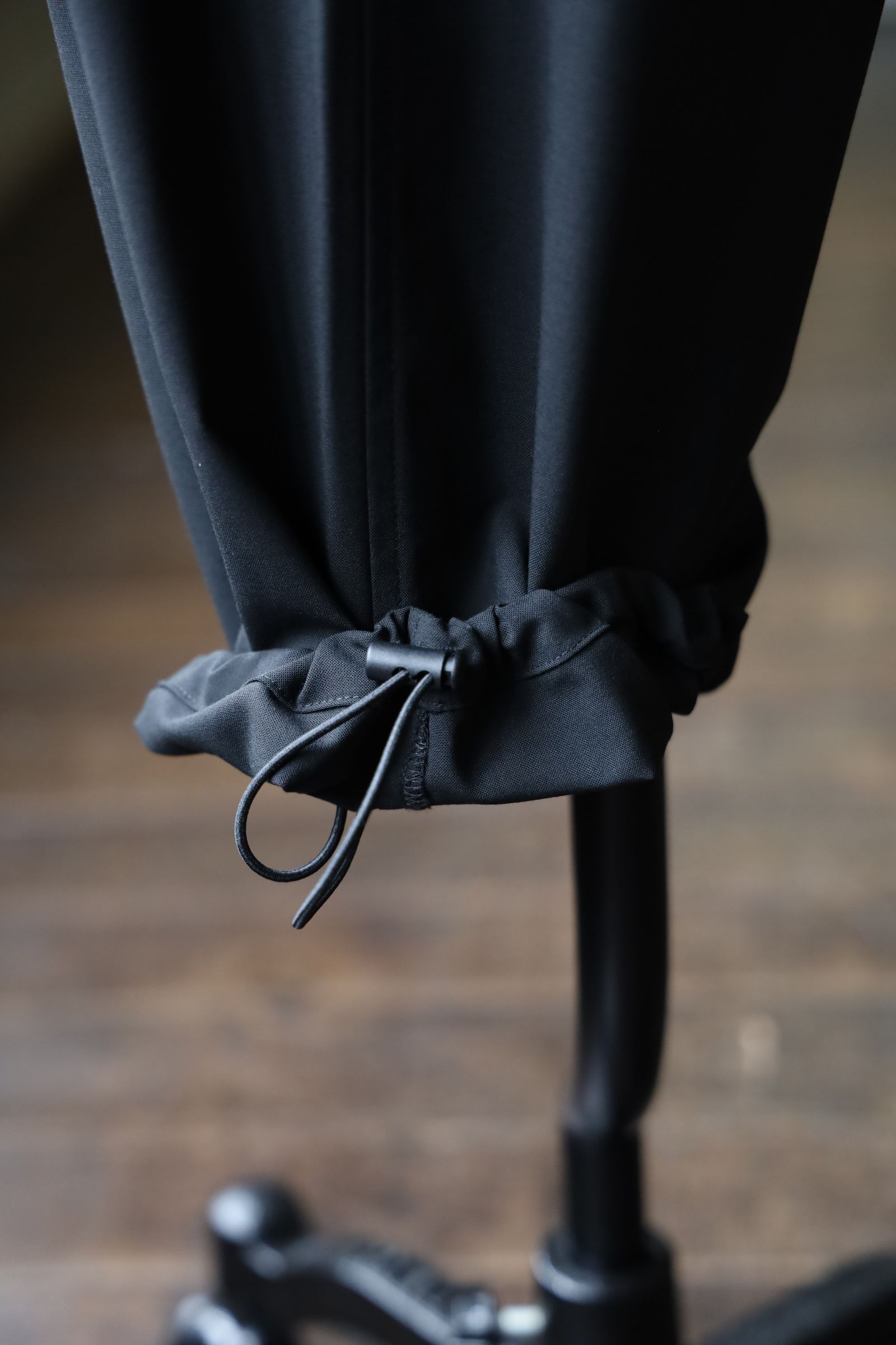 フレッシュサービス WOOLY CLOTH WIDE TROUSERS(FSC251-40109)BLACK
