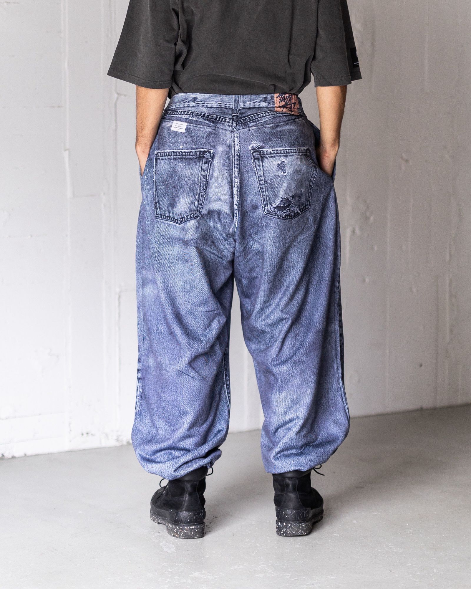 トーキングアバウト ジ アブストラクション 25AW PRINT WIDE PT(2526AW-PT-002)BLACK☆新作発売！