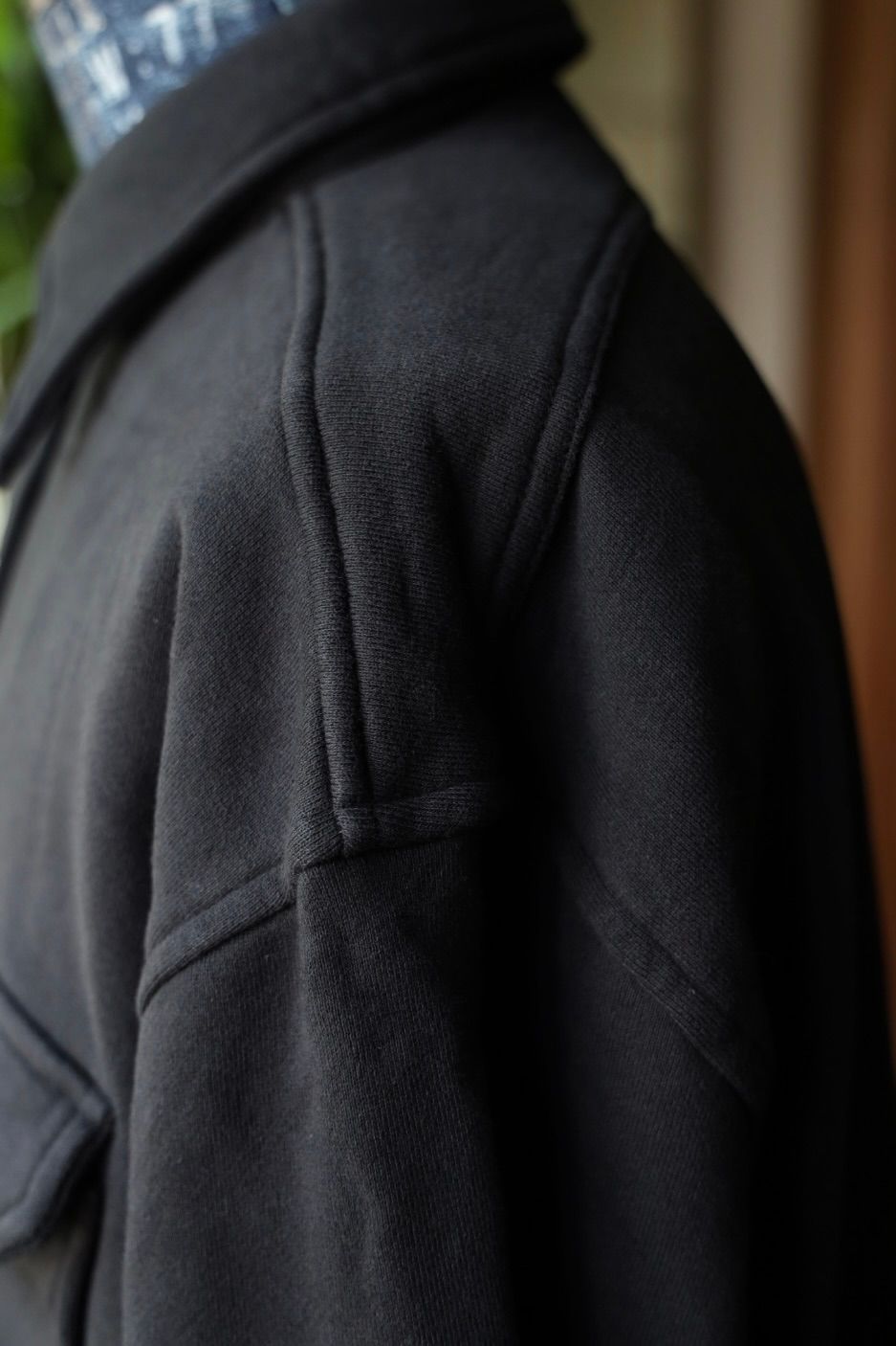 ファウンダ 25AW SWEAT WORK SHIRT(015FD252011)BLACK⭐︎9月13日(土)新作発売！