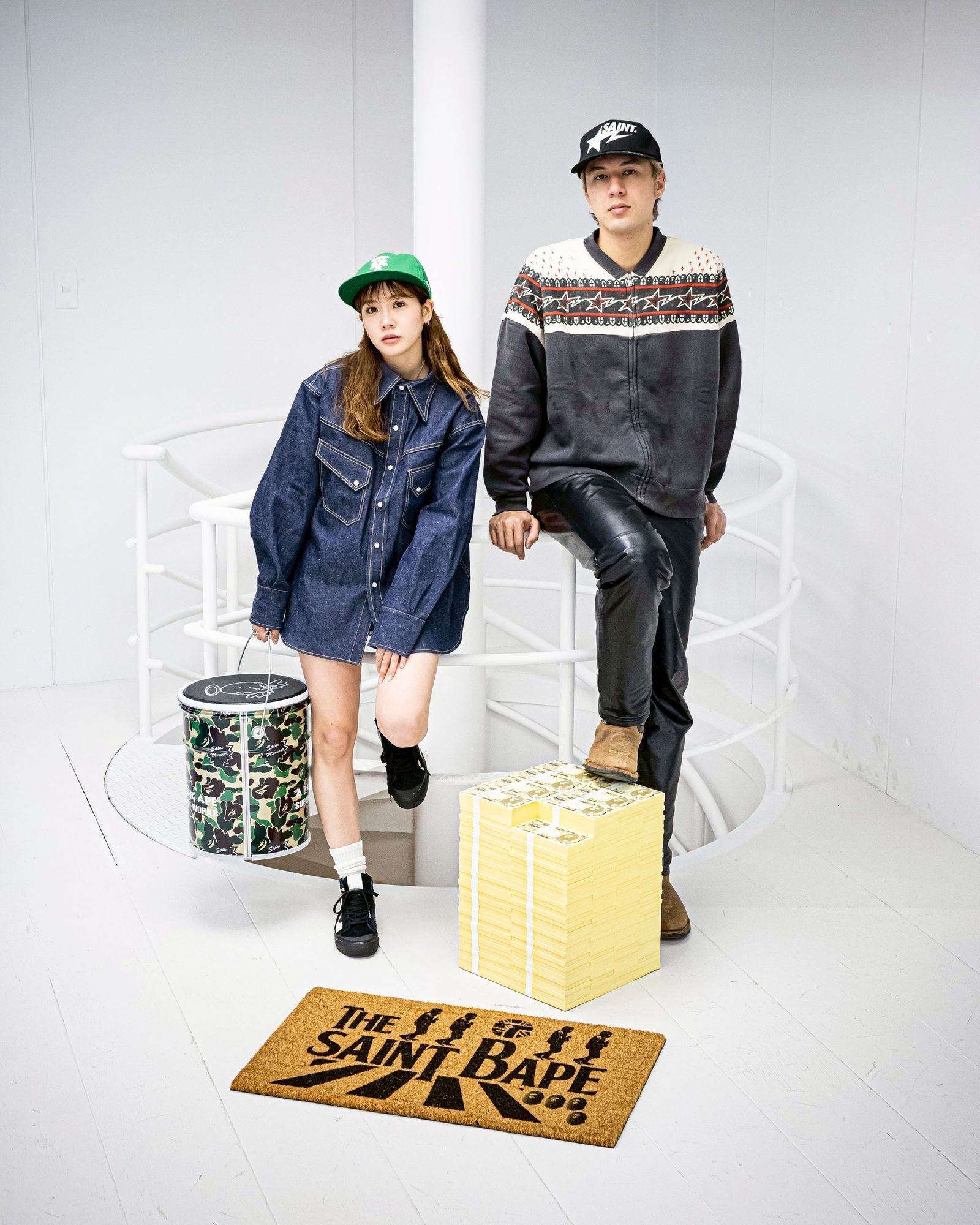 セントマイケル 26SS NE_CAP(SM-MK8-0000-C21)GREEN☆2月7日(土)10:00発売！