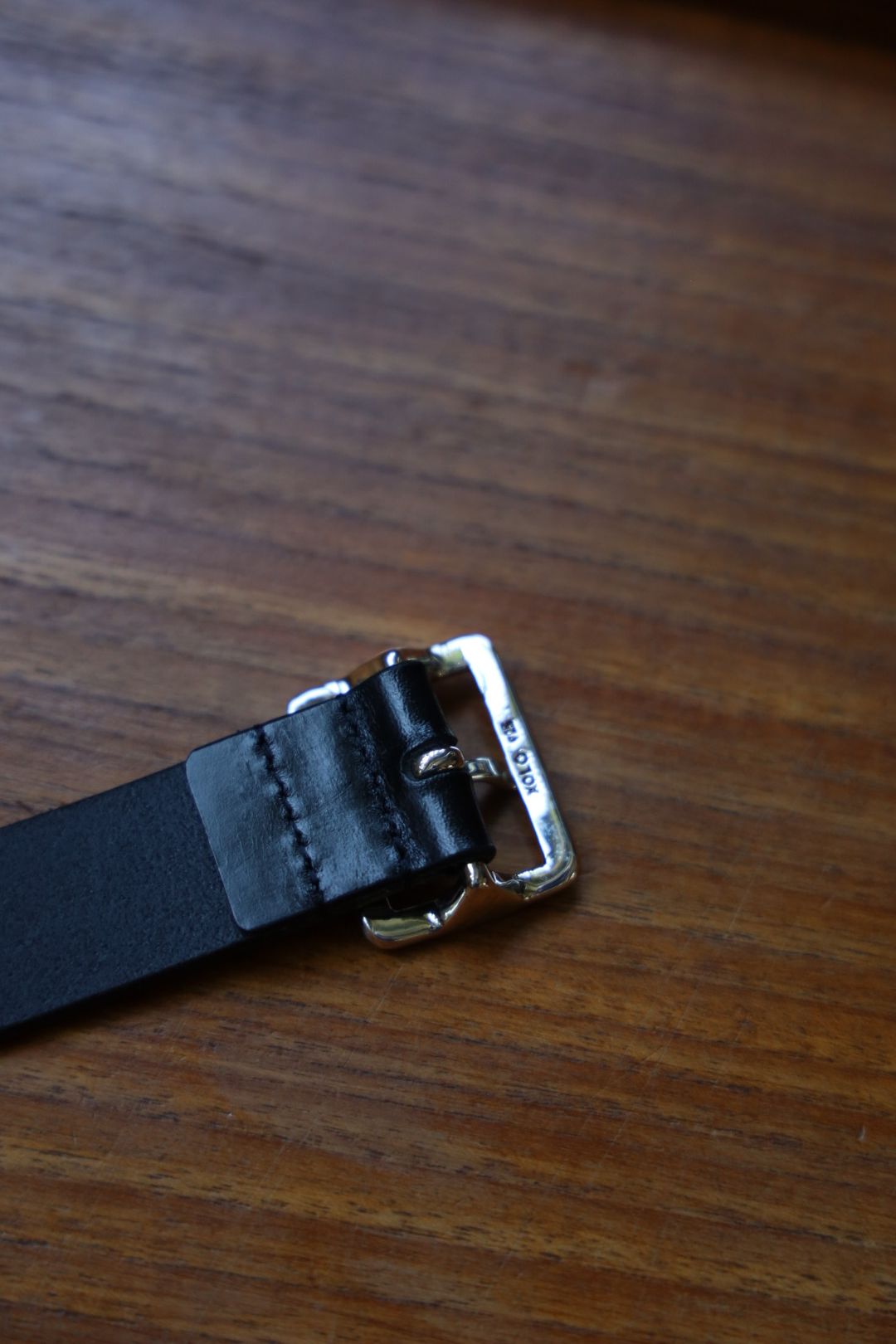 ショロジュエリーベルト Square Narrow Buckle Belt (XOBL003M/L)Black☆7月17日(木)発売！