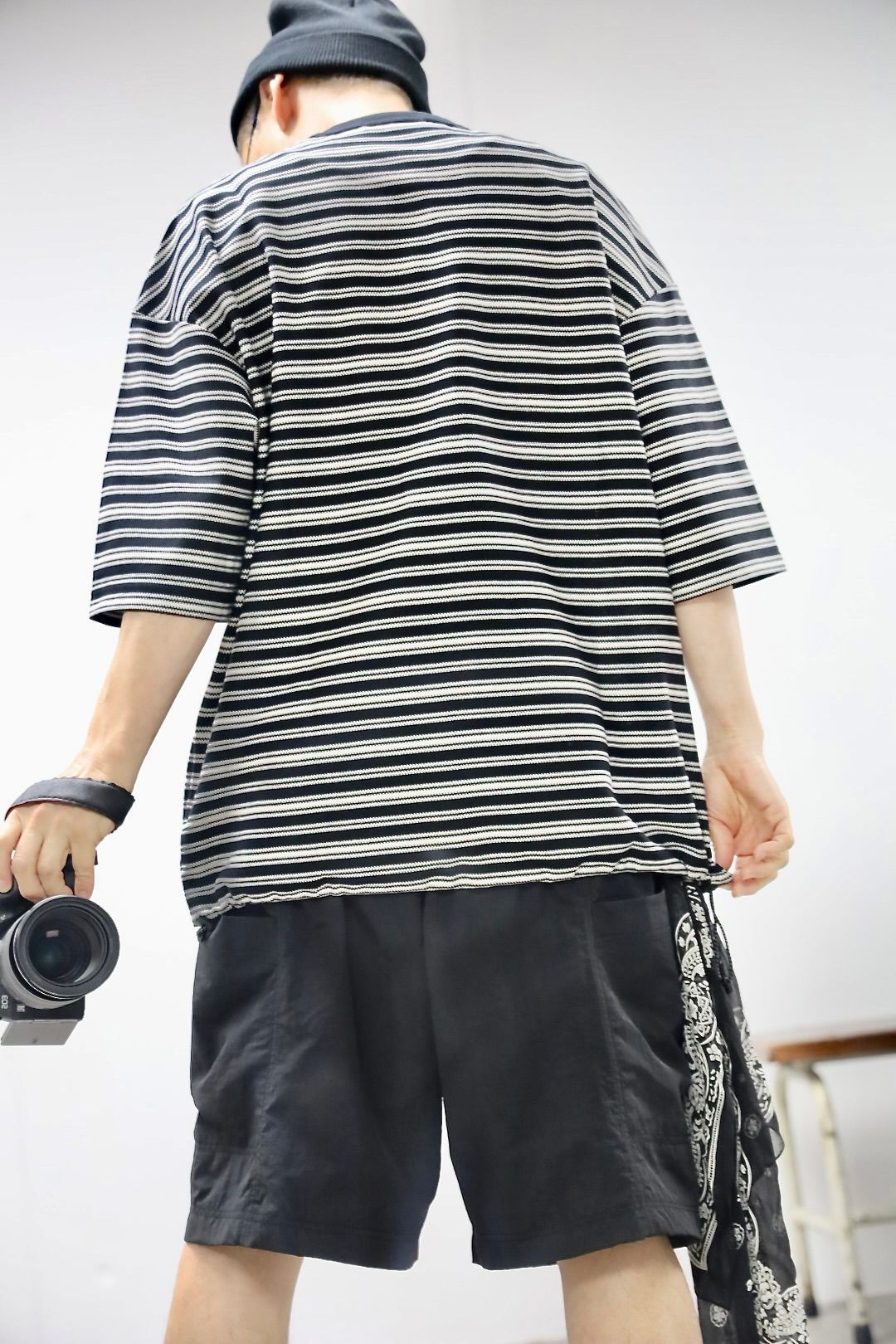 COMME des GARCONS HOMME 26SS ラッセルボーダーTシャツスタイル