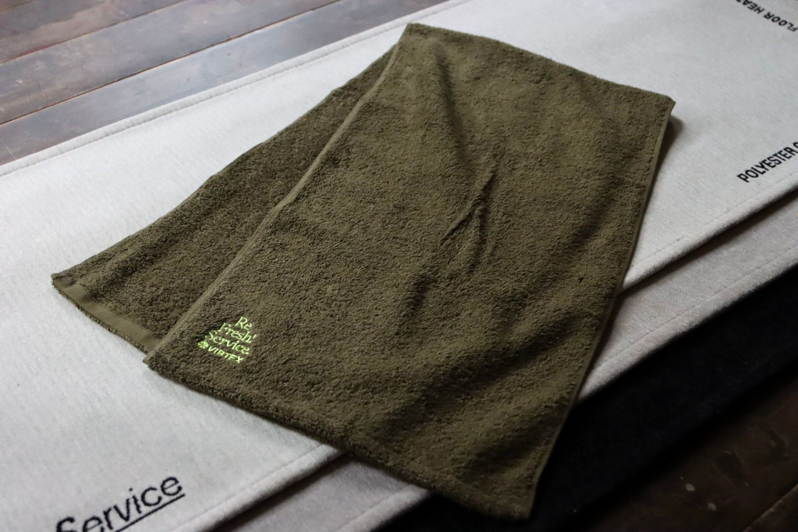 ReFresh!Service.SLIM BATH TOWEL(FSR243-99128)KHAKI☆再入荷！