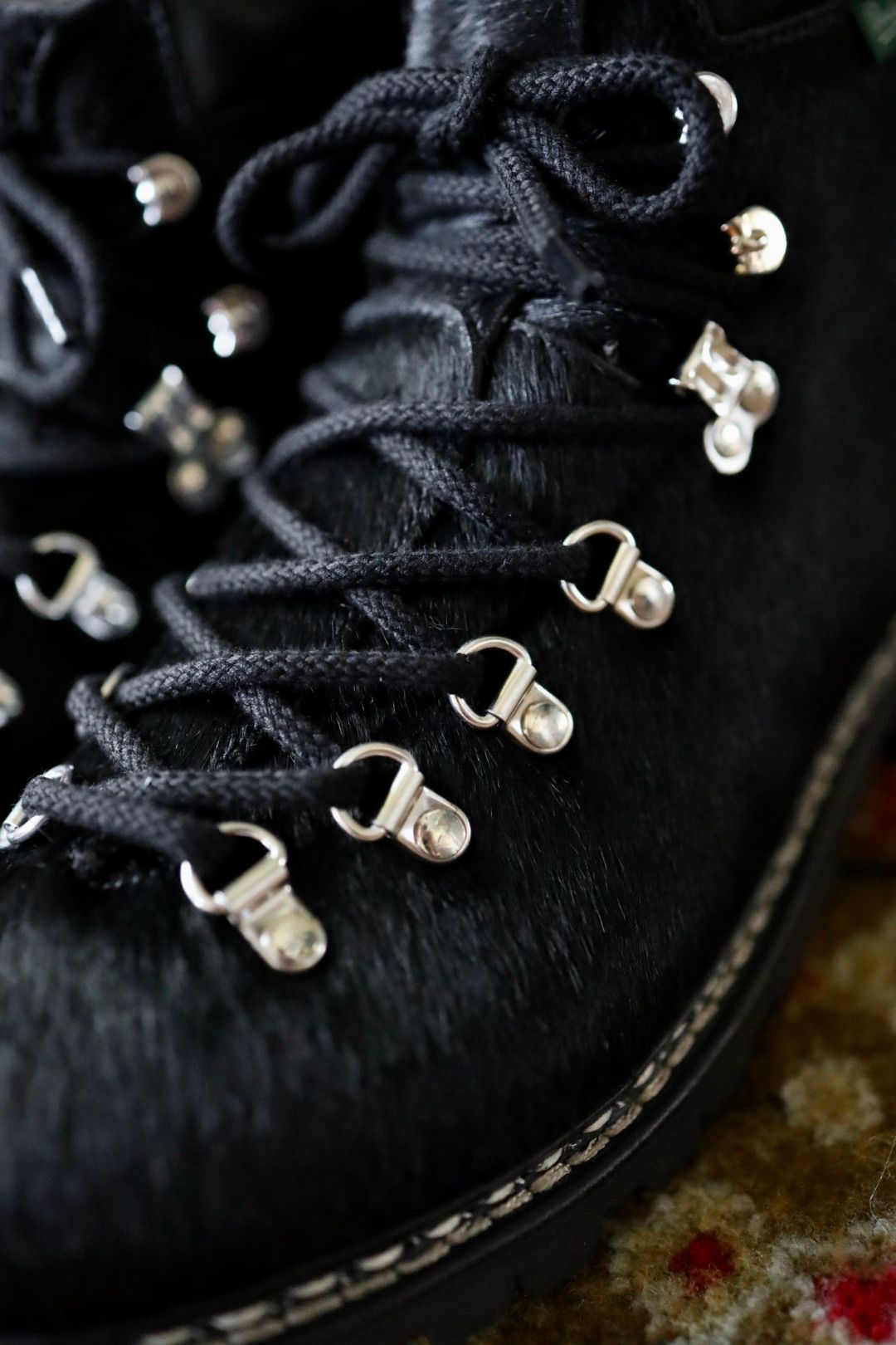 ジュンヤワタナベマン 25AW ヘアハイド PARABOOT (WP-K105-001)BLACK★新作発売!
