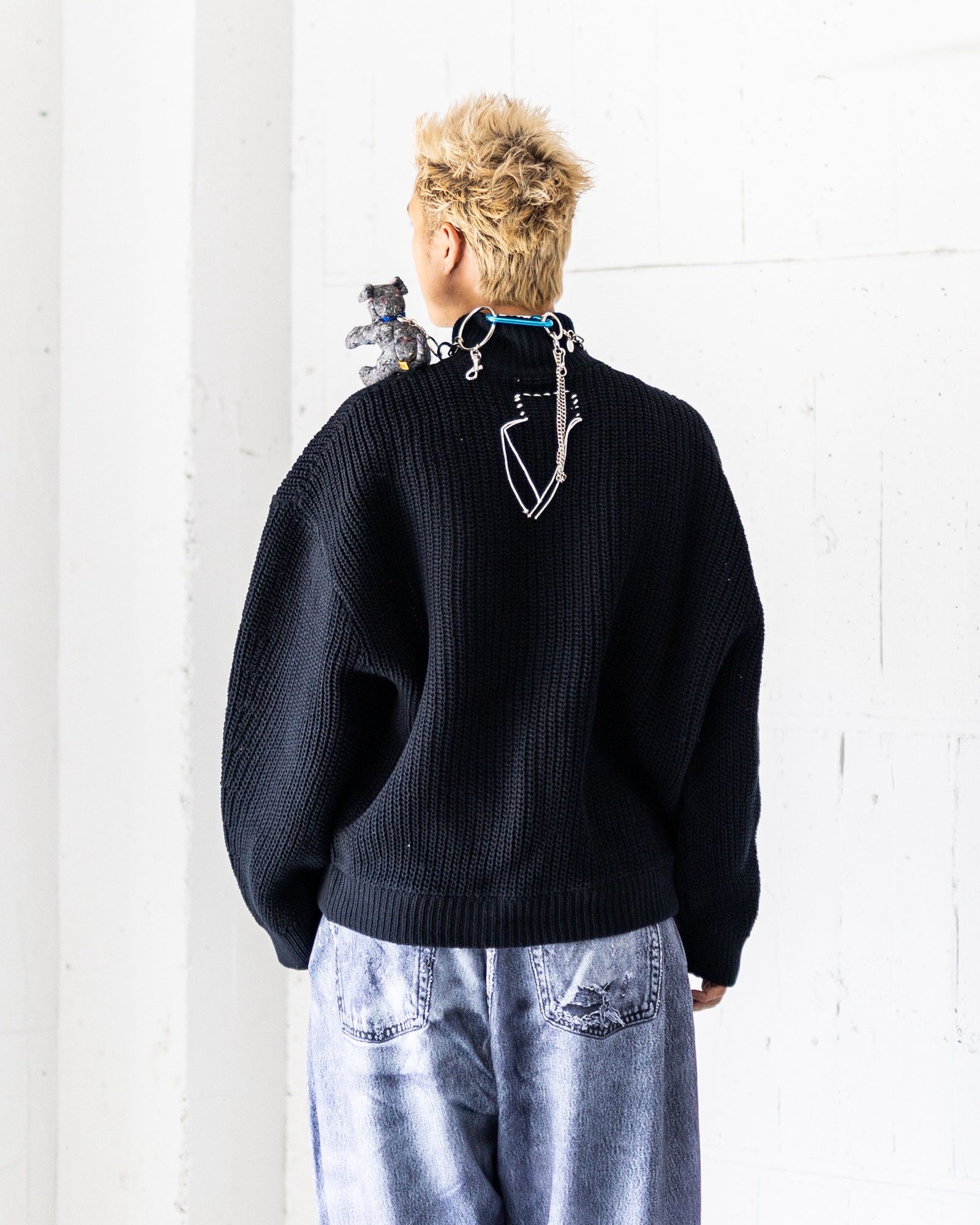 BoTT Creativity Jacquard Knit 値下げ交渉可 REVERSIBLE JACQUARD KNIT SHIRT – NOUNLESS