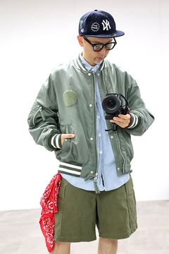 COMME des GARCONS HOMME リブライン入りナイロンツイルジャケット 8月7日(土)新作発売！