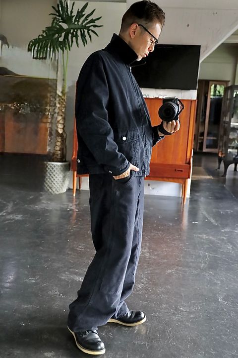 COMME des GARCONS HOMME 綿オックスジャケットスタイル.2025.9.5.