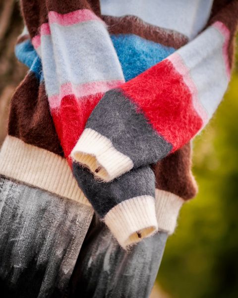 YOKE 新作MOHAIR BORDER SWEATER - KEITA MARUYAMA 30TH ANNIV. EXCLUSIVE-.style.2024.11.22