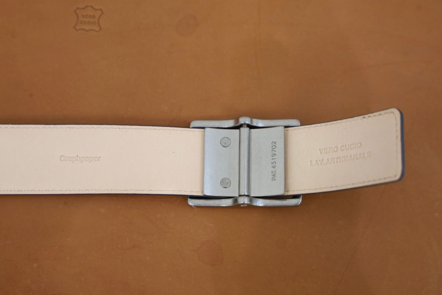 Graphpaper - グラフペーパー Holeless Leather Classic Belt(GU263