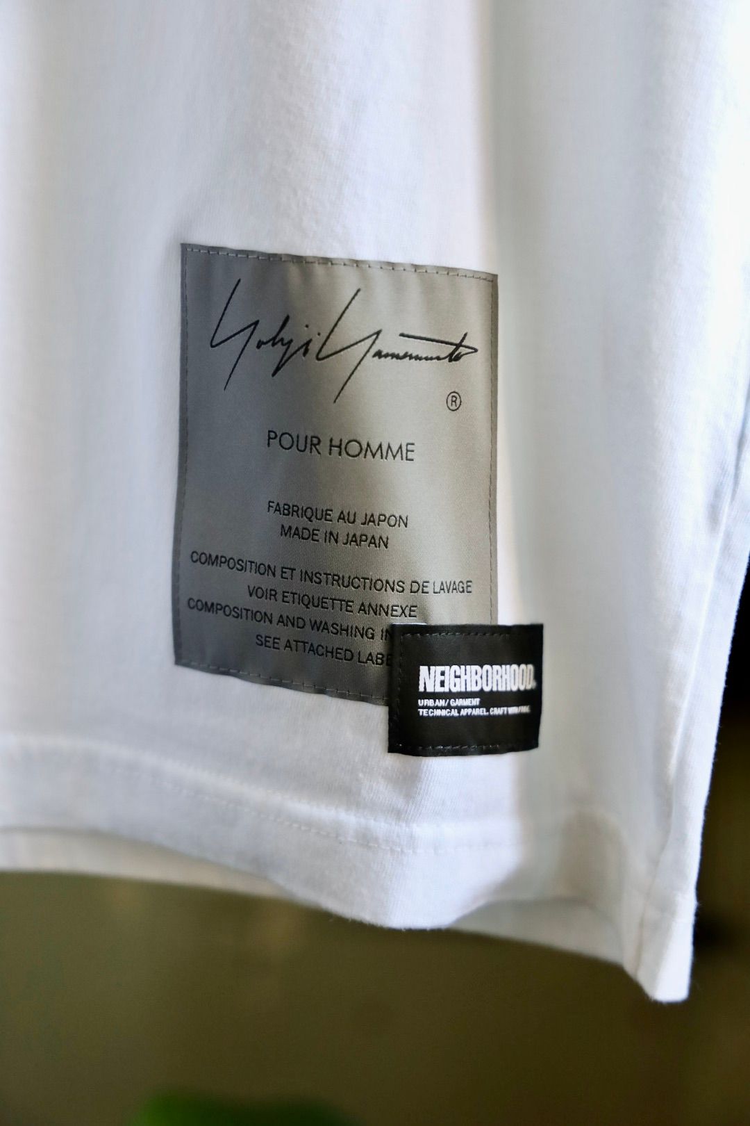 Yohji Yamamoto × NEIGHBORHOOD TEE SS-2(HK-T97-997)WHITE★12月6日(土)発売！