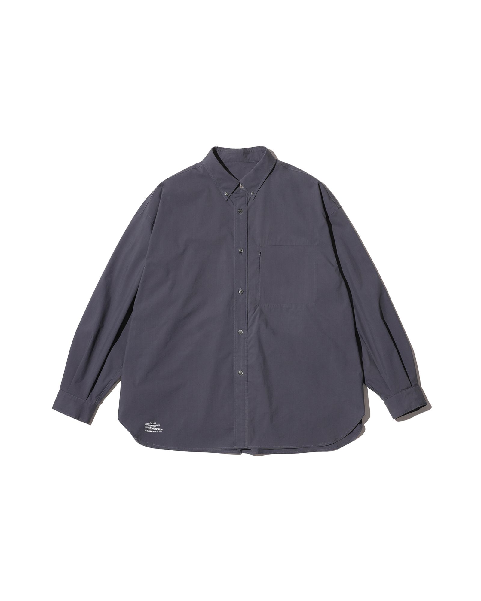 フレッシュサービス SOLOTEX® TYPEWRITER UTILITY L/S B.D SHIRT(FSC261-50202)GRAY★2月28日(土)発売