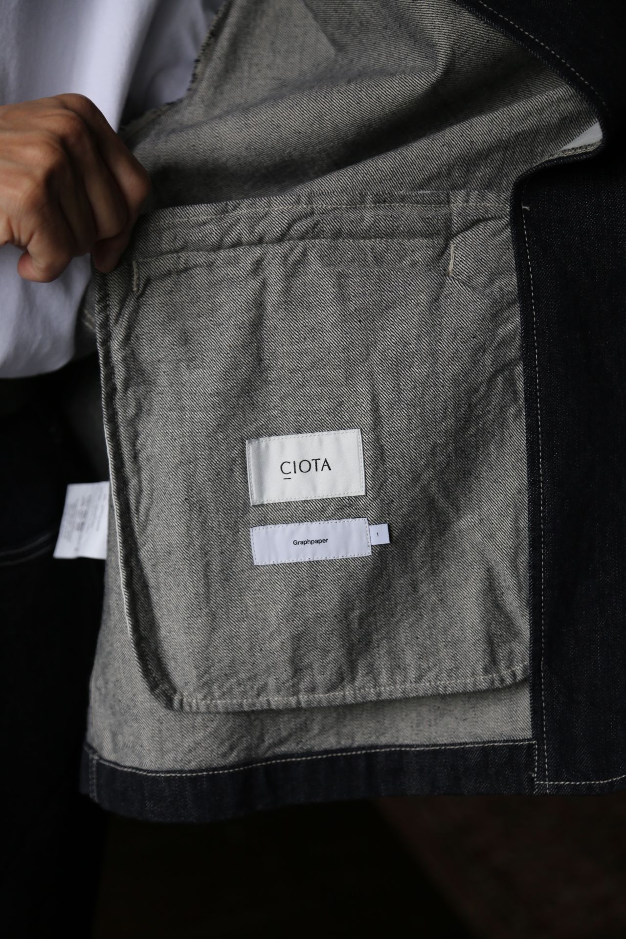 CIOTA for Graphpaper Suvin Cotton Denim Jacket style.8.14.