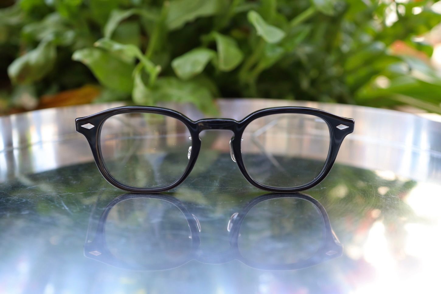 ノチノオプティカル  "JIFUSAN" #1. GLOSS BLACK × CLEAR to GREY(調光モデル)☆4月18日(土)再入荷！