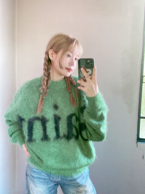 セントマイケル23AW 新作モヘアニット style.2023.10.19