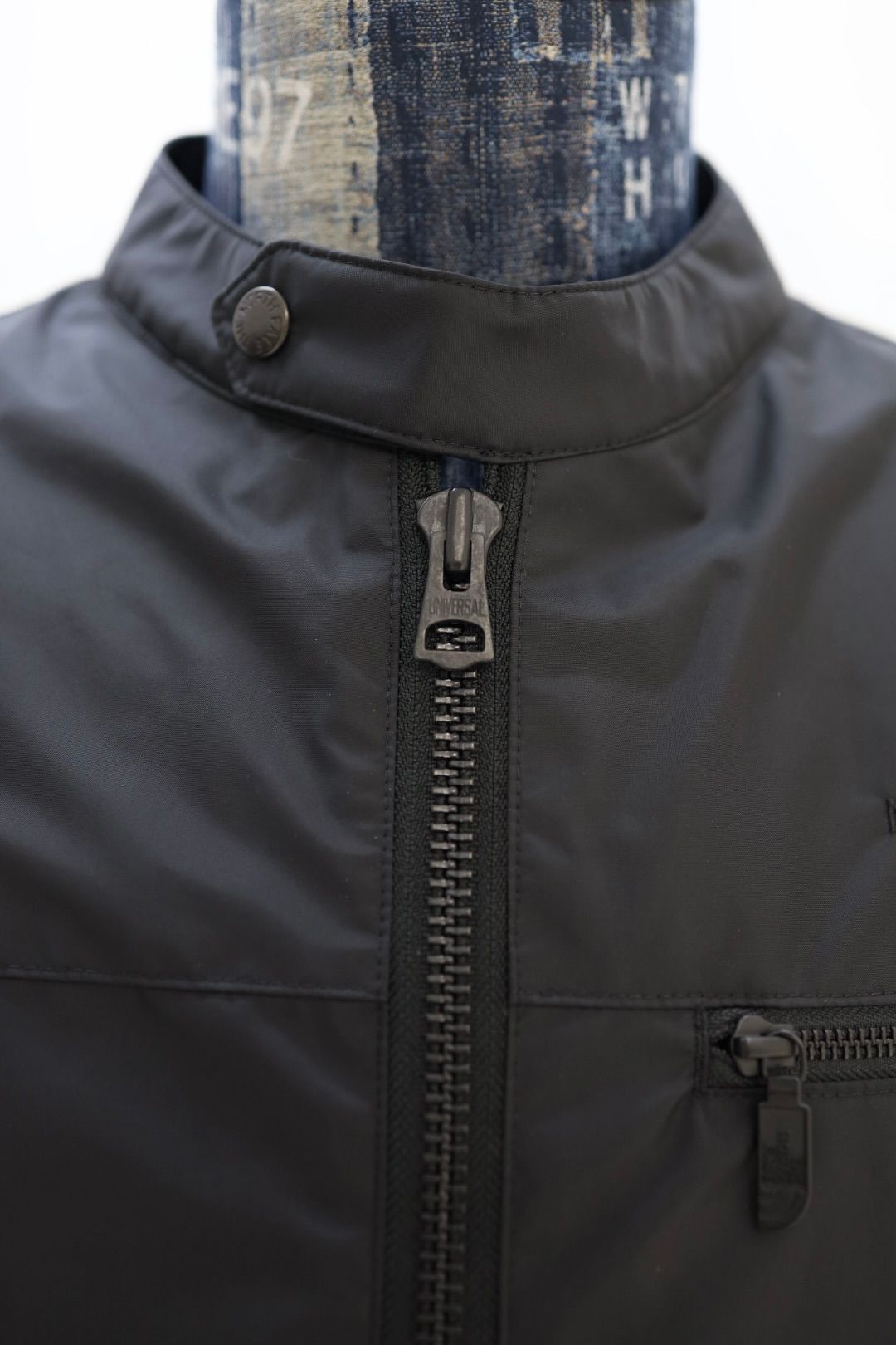 アイジュンヤワタナベマン 26SS THE NORTH FACE Wネーム ナイロンライダースジャケット(WQ-J914-100)BLACK☆3月20日(金)発売！