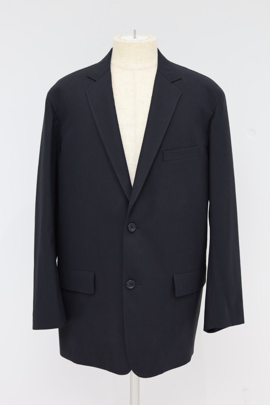 グラフペーパー 26SS Wooly Cotton Twill Single Jacket(GM261-20046B)BLACK☆1月31日(土)発売！