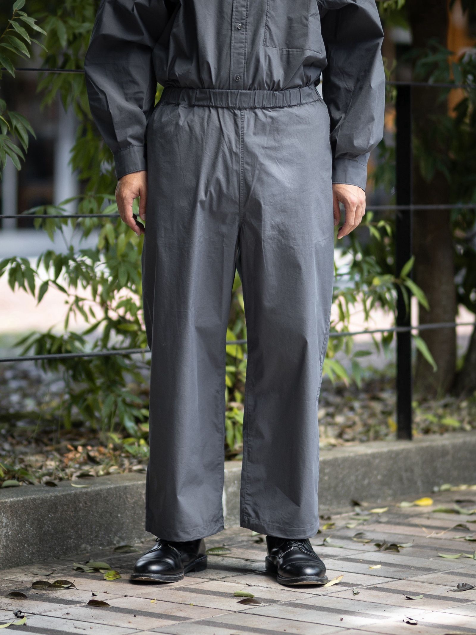 FreshService SOLOTEX® TYPEWRITER UTILITY L/S B.D SHIRT(GRAY) MARKスタイル