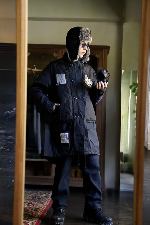 Yohji Yamamoto FIELD PARKA SHELL&LINERスタイル