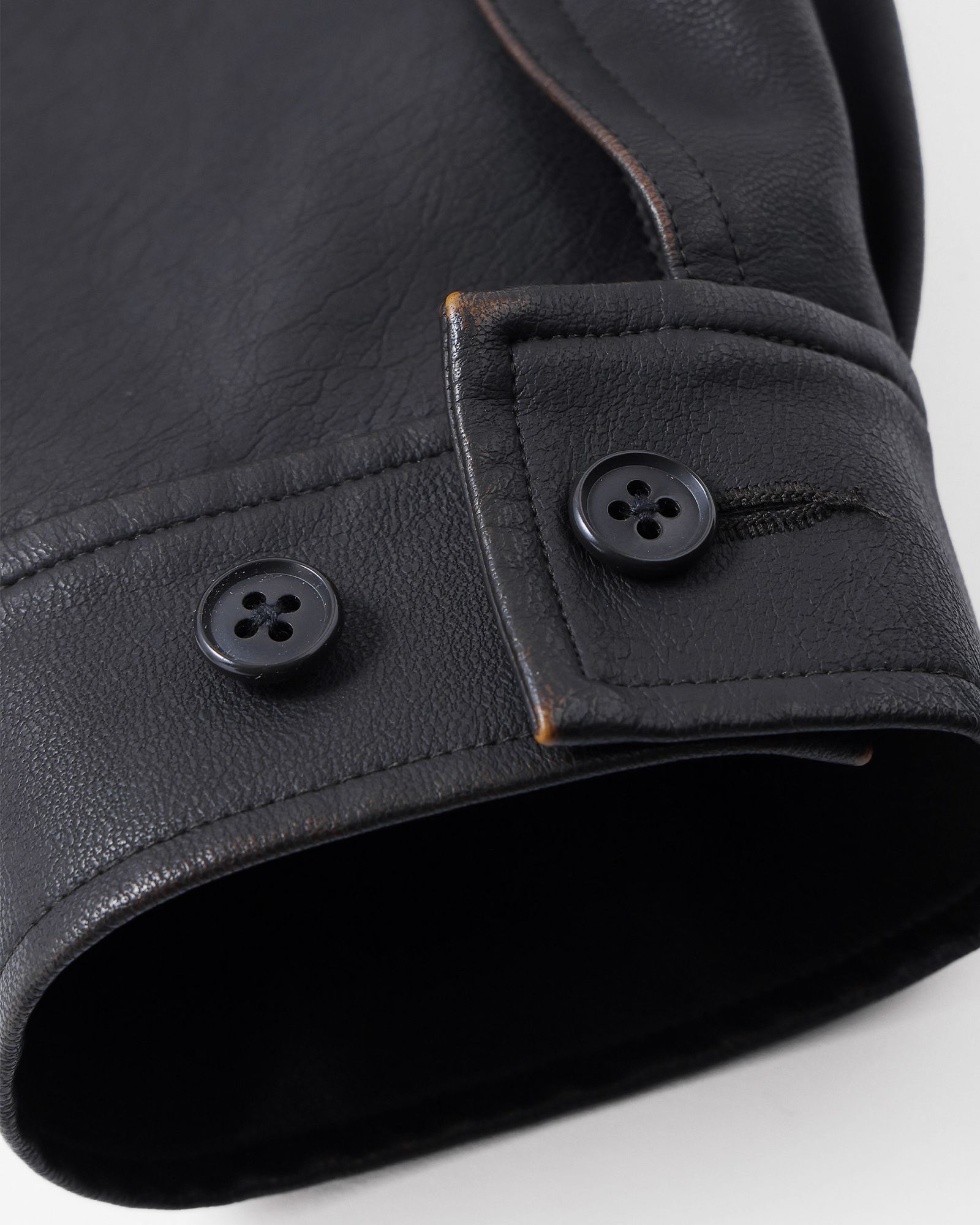 セダンオールパーパス FW25 Synthetic Leather Jacket(SD25F-JK03)Vintage Black☆9月20日(土)発売！