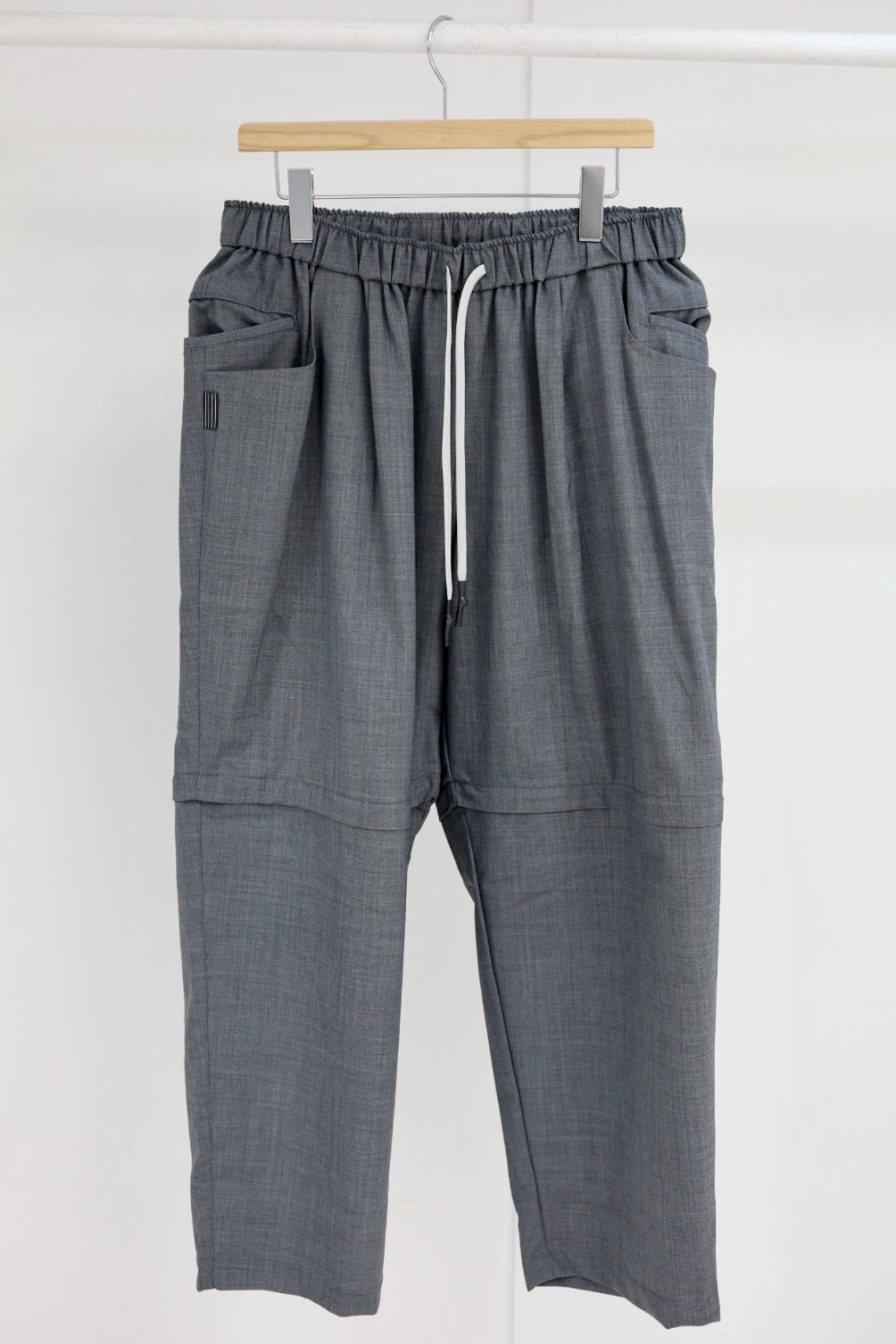 S.F.C 26SS エスエフシー DETACHABLE S WOOL PANTS(SFCSS26P02)Charcoal☆2月28日(土)発売！