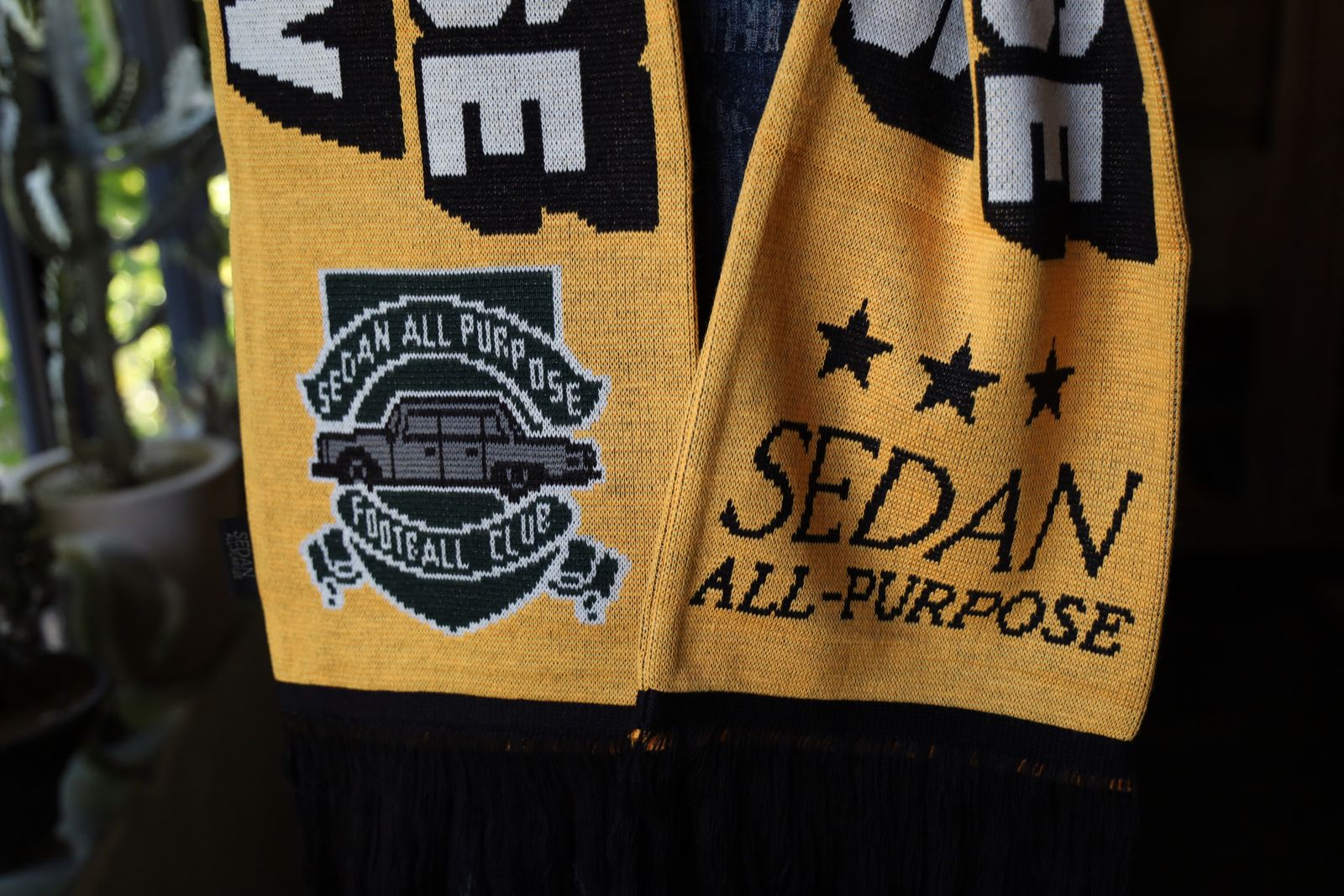 セダンオールパーパス FW24 Football Scarf(SD24F-ACO3)YELLOW☆11月9日(土)新作発売！