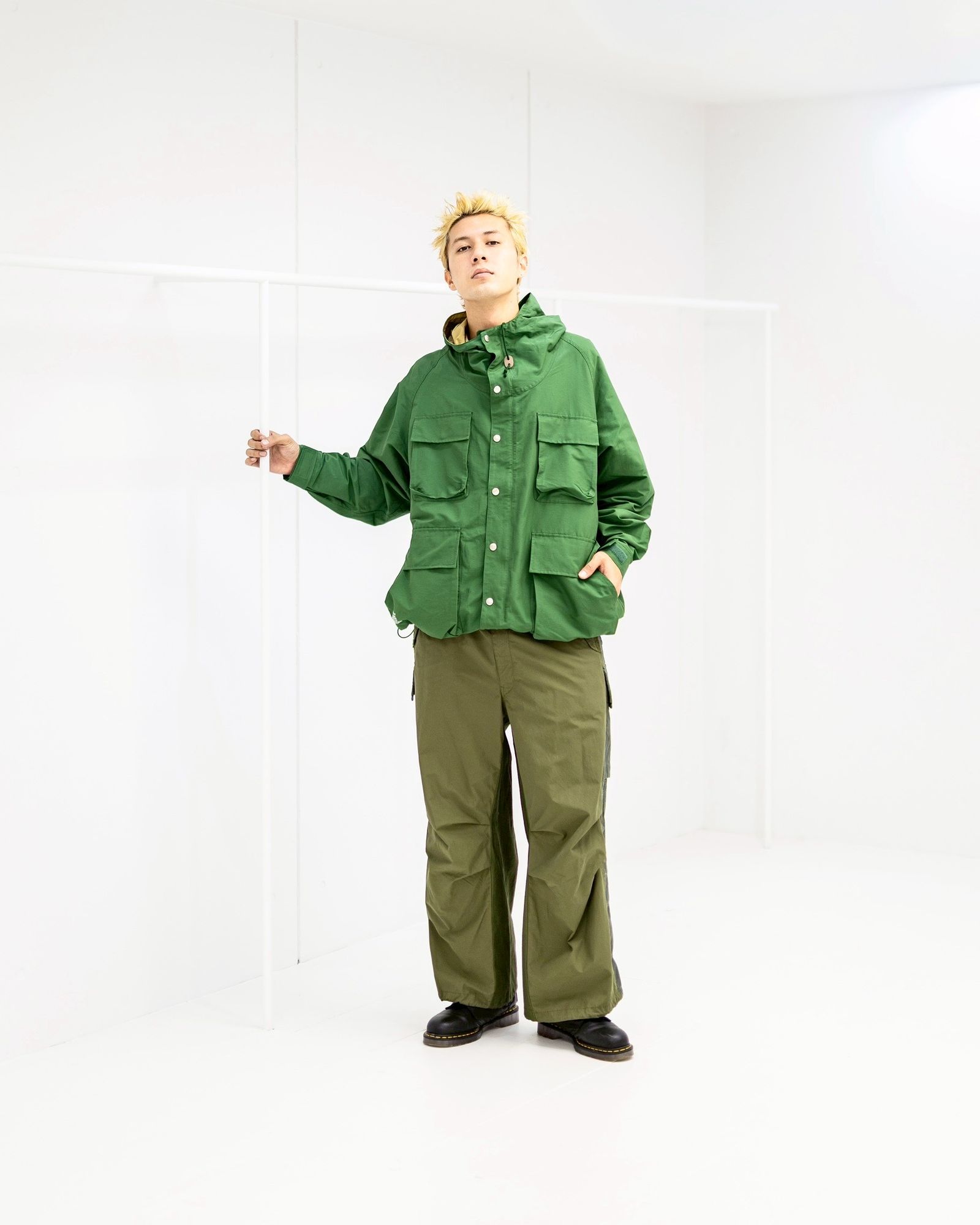 フレッシュサービス N/C GROSGRAIN MOUNTAIN PARKA (FSC253-20171)GREEN