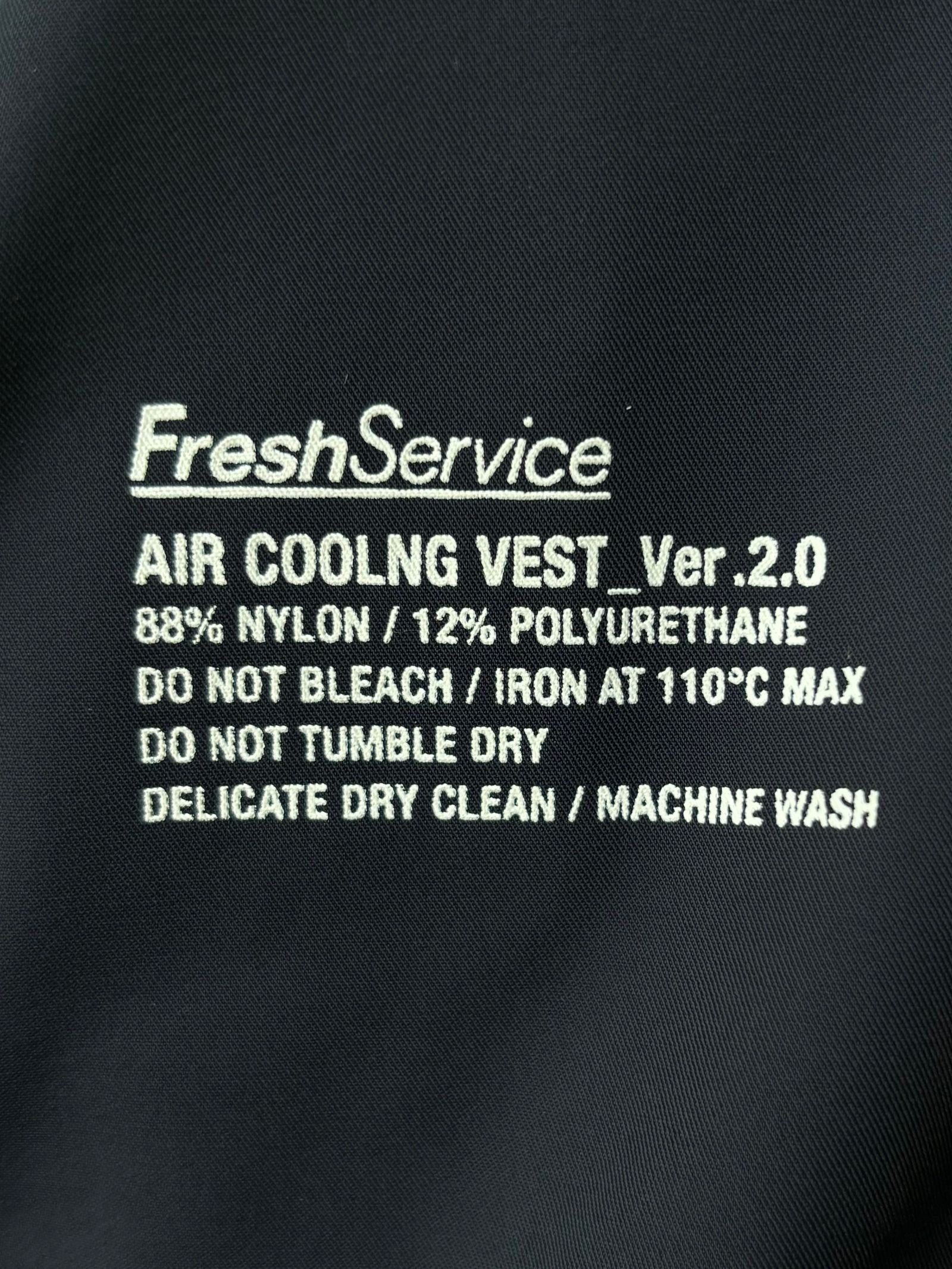 フレッシュサービス25SS 空調服®︎ × FreshService “AIR COOLING VEST ”(FSC252-30029)NAVY☆5月31日(土)発売！