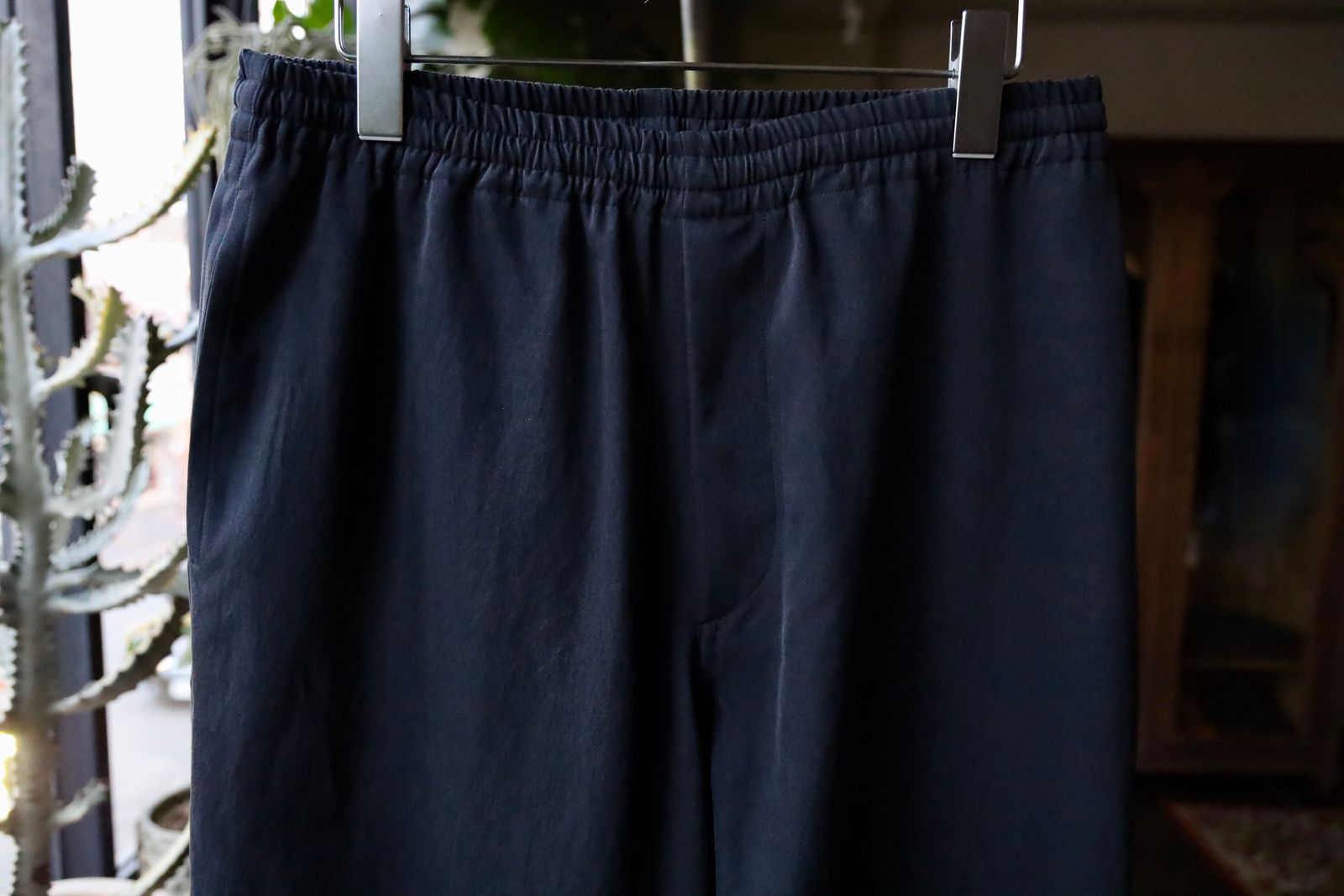 アプレッセ Silk Pants(25SAP-04-23H)NAVY☆1月11日(土)発売！